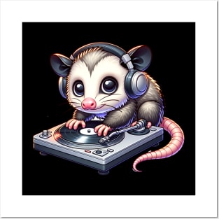 Baby Possum DJ Posters and Art